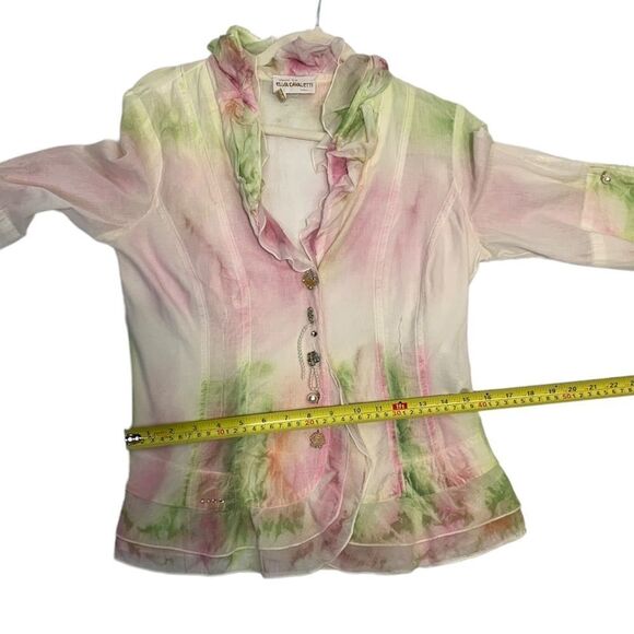 Elisa Cavaletti Unique Blouse Made in Italy - Picture 12 of 14